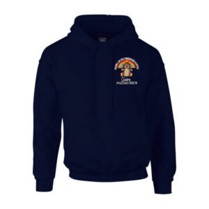 Healthcare Nursing Bear & Rainbow Design Pullover Hoodie