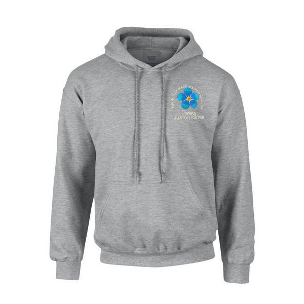 Healthcare Nursing Blue Forget Me Not Design Pullover Hoodie - Image 5