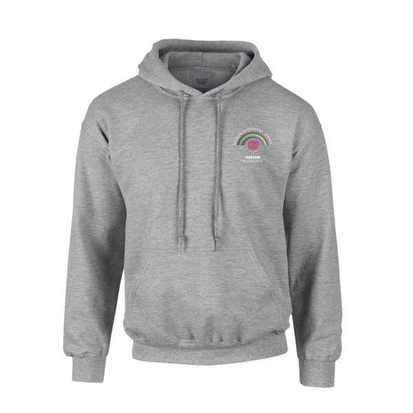 Healthcare Nursing Heart in Hands & Rainbow Pullover Hoodie - Image 5