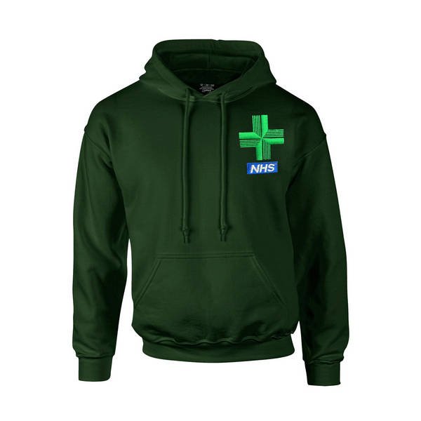 Healthcare Pharmacy Cross Design Pullover Hoodie - Image 4