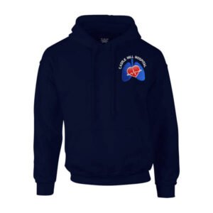 Healthcare Nursing Heart and Lungs Design Pullover Hoodie