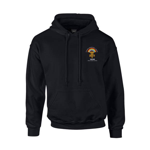Healthcare Registered Nurse & Rainbow Pullover Hoodie
