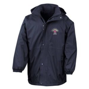 Healthcare Nursing Brain in Hands & Rainbow Waterproof Coat