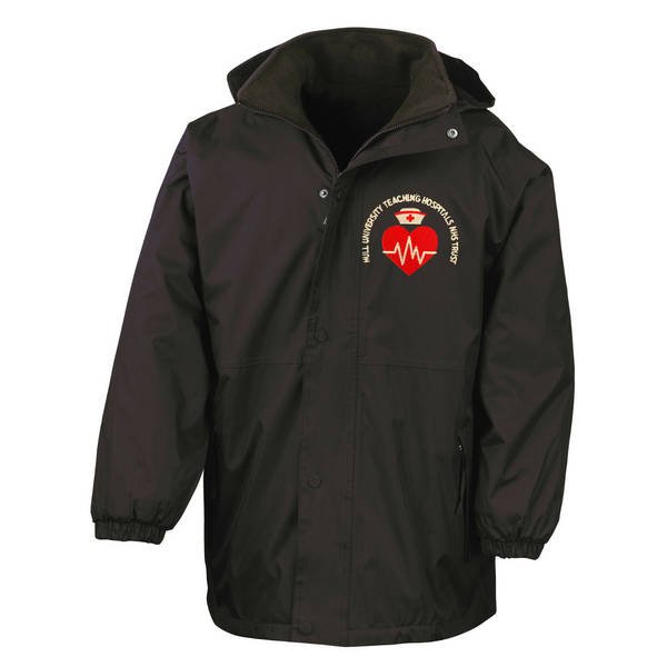 Healthcare Nursing Cardiac Heart Design Waterproof Coat