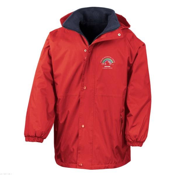 Healthcare Nursing Cardiac Heart Rainbow Design Waterproof Coat - Image 5