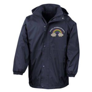Healthcare Nursing Clouds & Rainbow Design Waterproof Coat