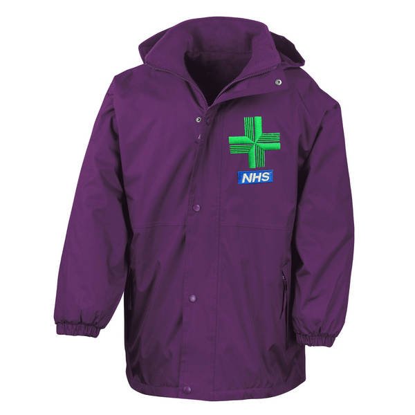 Healthcare Pharmacy Cross Design Waterproof Coat - Image 4