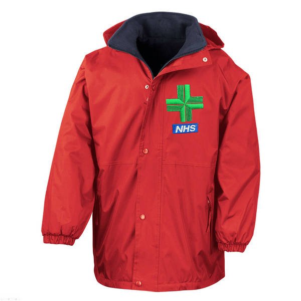 Healthcare Pharmacy Cross Design Waterproof Coat - Image 5