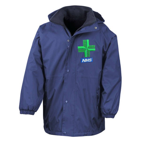 Healthcare Pharmacy Cross Design Waterproof Coat - Image 6