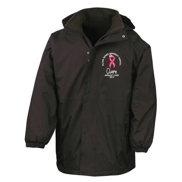 Healthcare Nursing Pink Ribbon Breast Care Waterproof Coat