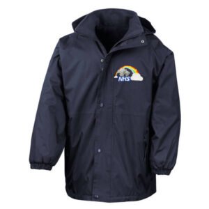 Healthcare Two Elephants Cloud & Rainbow Design Waterproof Coat