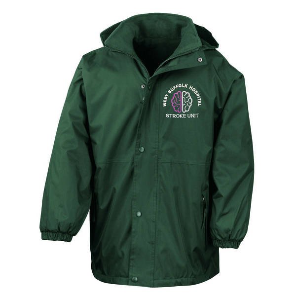 Healthcare Nursing Two Sided Brain Design Waterproof Coat - Image 3