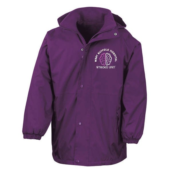 Healthcare Nursing Two Sided Brain Design Waterproof Coat - Image 4