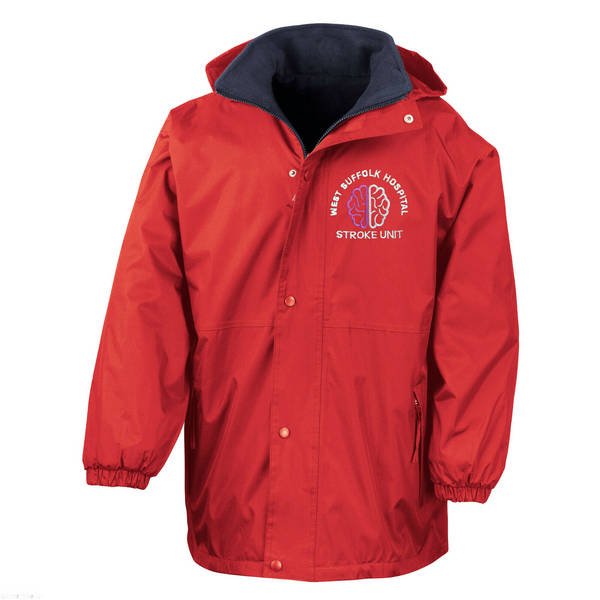 Healthcare Nursing Two Sided Brain Design Waterproof Coat - Image 5