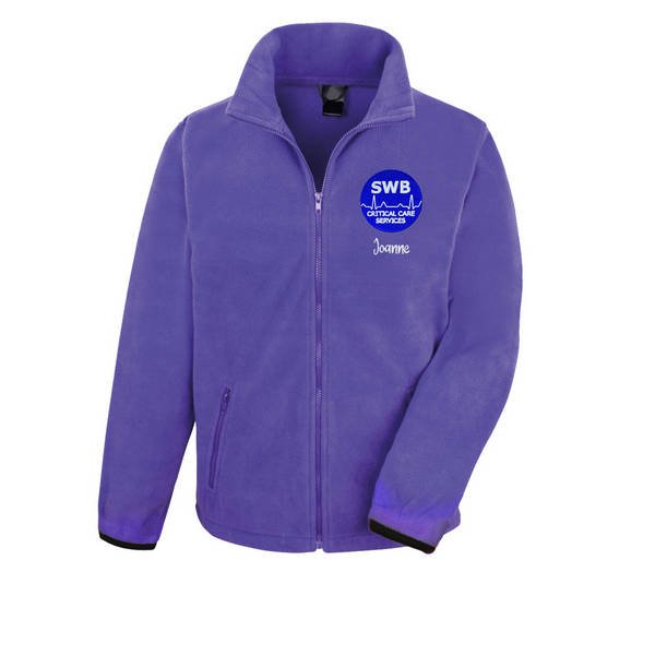 Healthcare Nursing Critical Care Design Fleece Jacket/Coat - Image 6