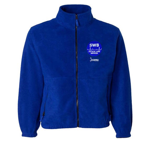 Healthcare Nursing Critical Care Design Fleece Jacket/Coat - Image 8