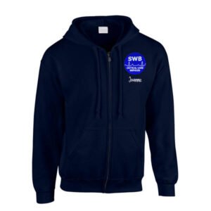 Healthcare Nursing Critical Care Rhythm Design Zipped Hoodie