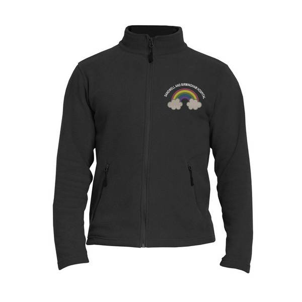 Healthcare Nursing Clouds & Rainbow Design Fleece Jacket/Coat