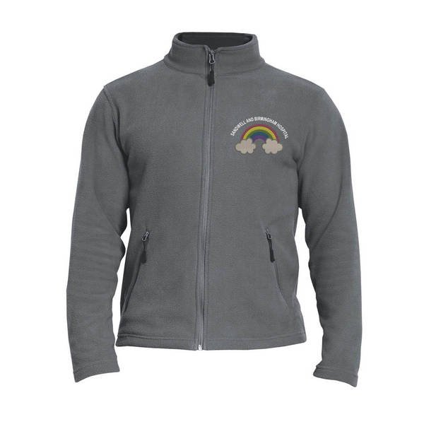 Healthcare Nursing Clouds & Rainbow Design Fleece Jacket/Coat - Image 4