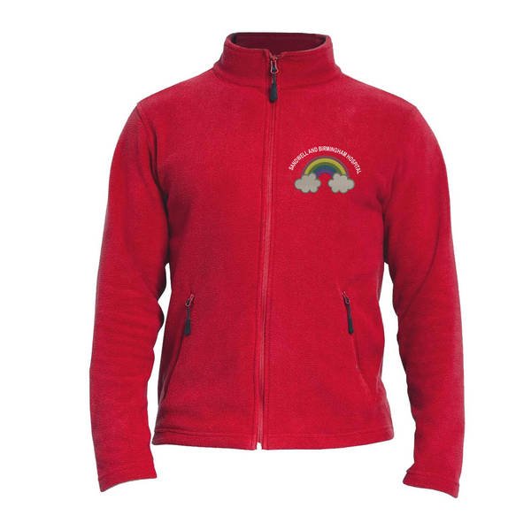 Healthcare Nursing Clouds & Rainbow Design Fleece Jacket/Coat - Image 7