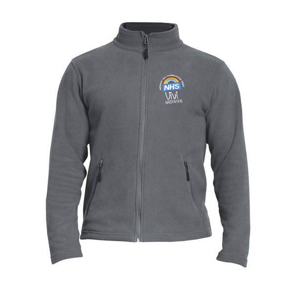 Healthcare Nursing Rainbow Design Fleece Jacket/Coat - Image 4