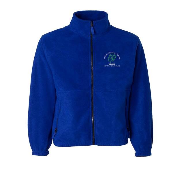 Healthcare Nursing Mental Health Design Fleece Jacket/Coat - Image 8