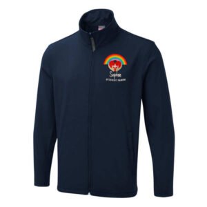 Healthcare Nursing Heart in Hands & Rainbow Soft Shell Jacket