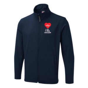 Healthcare Nursing Cardiac Heart Design Soft Shell Jacket