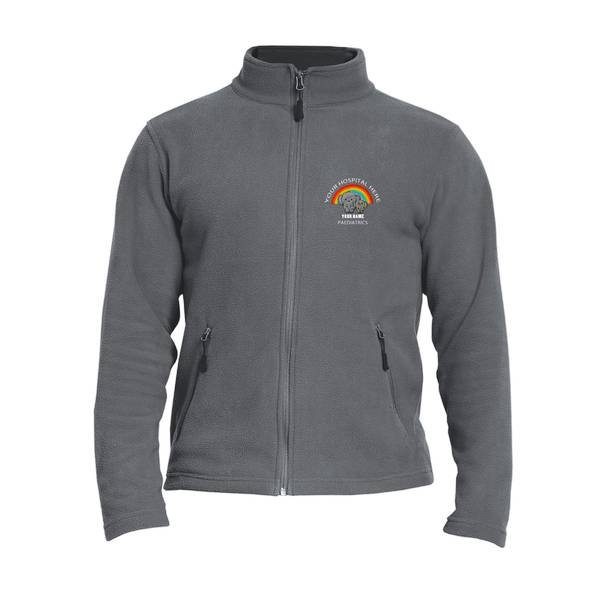 Healthcare Nursing Elephants & Rainbow Design Fleece Jacket/Coat - Image 4