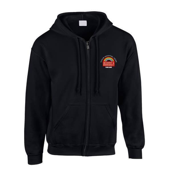 Healthcare Accident & Emergency Rainbow Zipped Hoodie