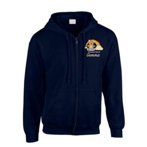 Healthcare Bear & Rainbow Stethoscope Zipped Hoodie